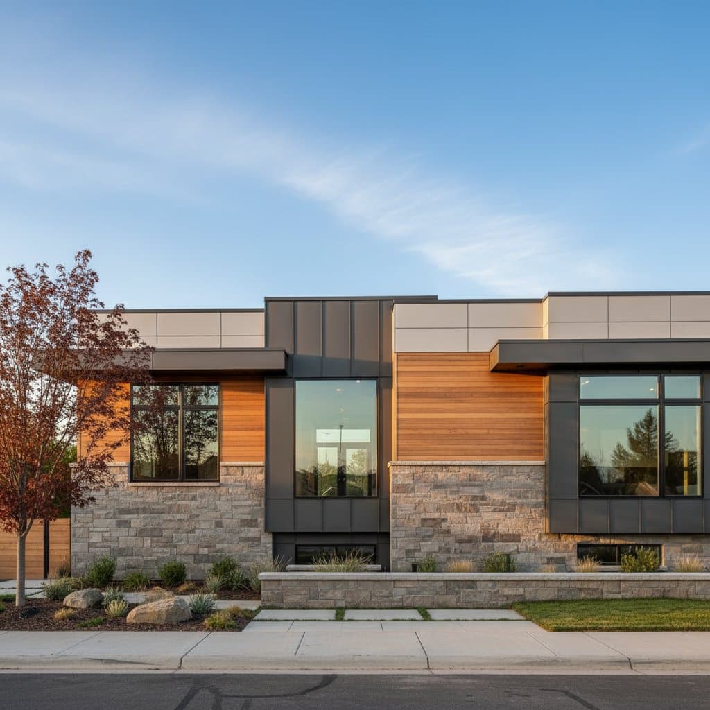 Featured image for Mixed Materials Cut Siding Costs While Adding Depth