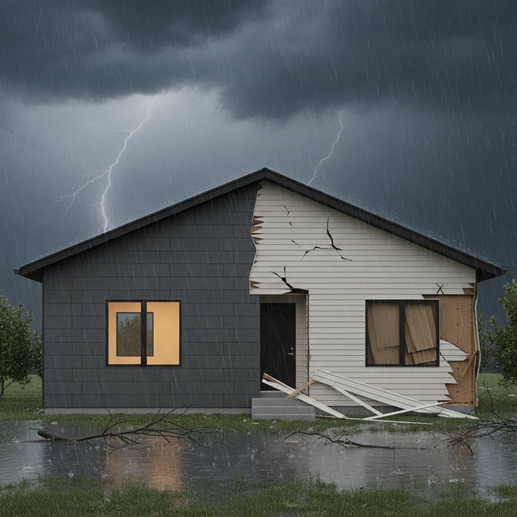 Featured image for Why Fiber Cement Outlasts Vinyl When Storms Hit Hard