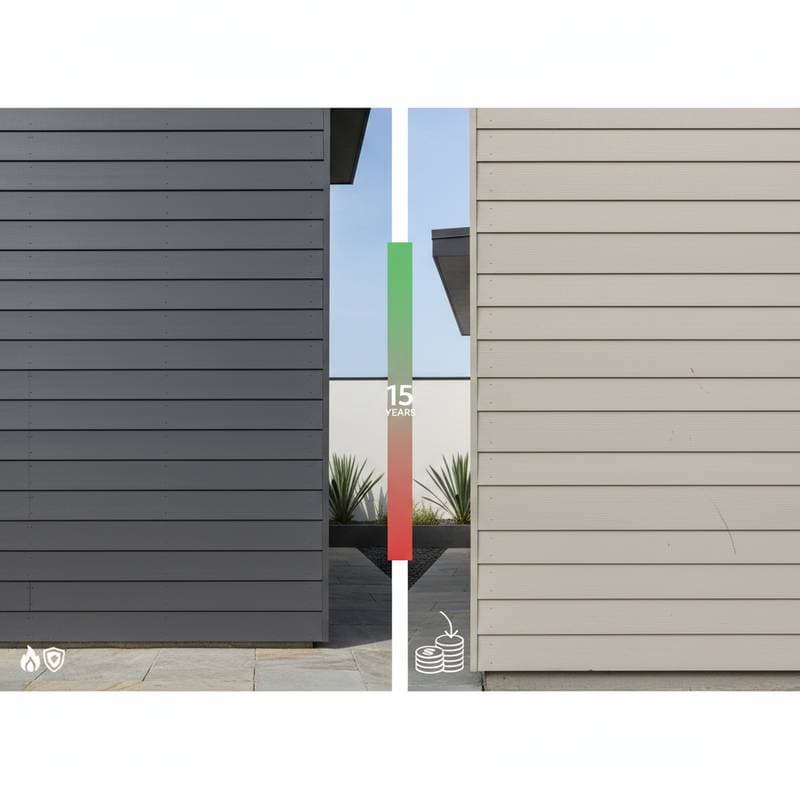 Featured image for Fiber Cement vs Vinyl: 15-Year Cost Winner Revealed