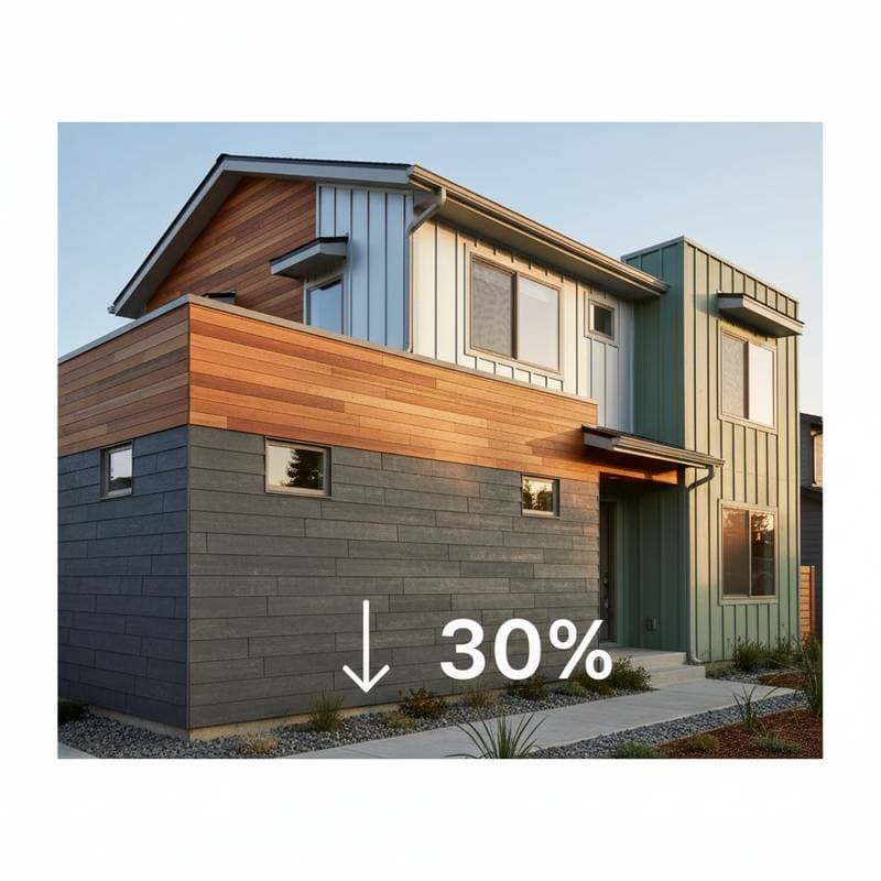 Featured image for Slash 30% Off Siding Costs with Recycled Materials