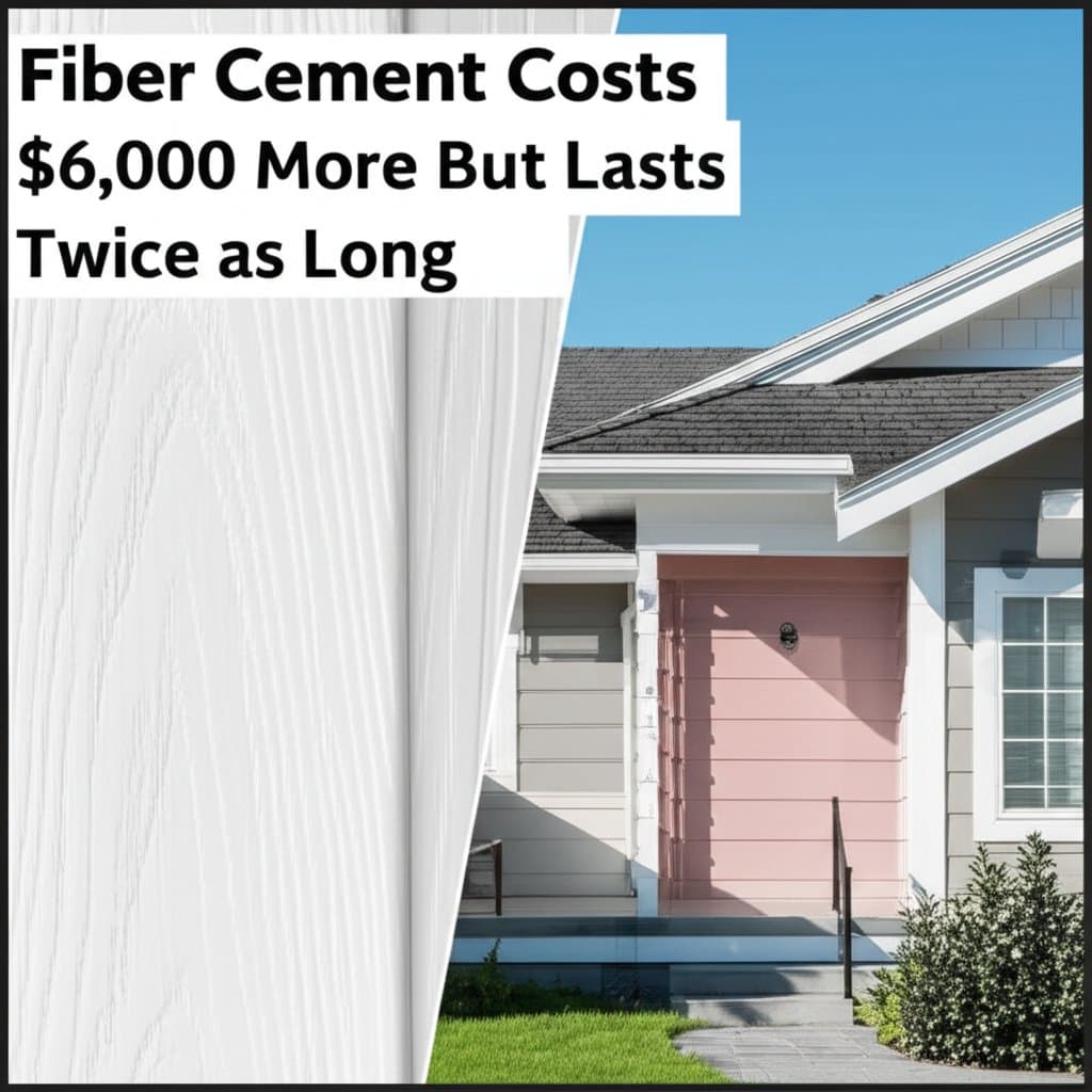 Image for Fiber Cement Costs $6,000 More But Lasts Twice as Long