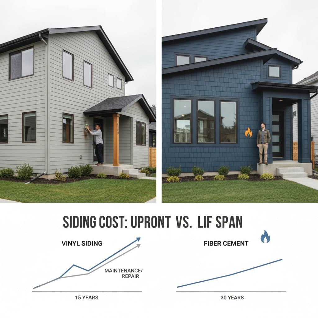 Featured image for Fiber Cement Costs 40% More But Lasts Twice as Long