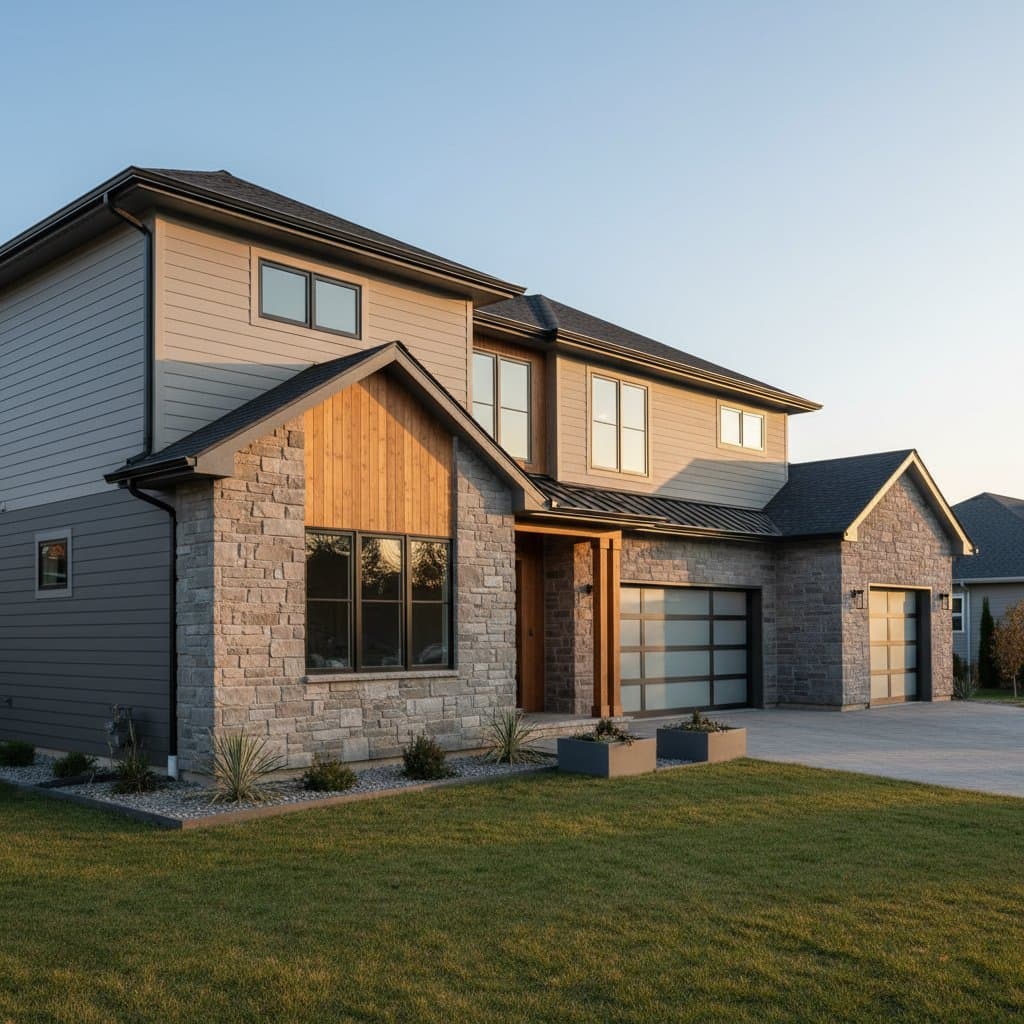 Featured image for Why Mixed-Material Siding Outperforms Single-Type Systems