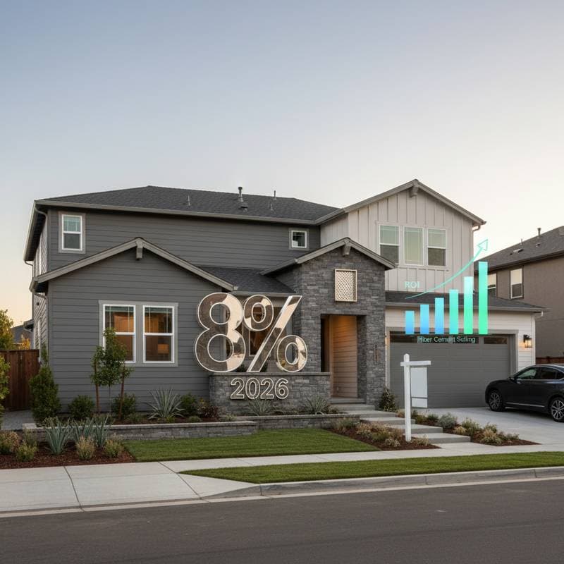 Image for Fiber Cement Siding Returns 88% at Resale in 2026