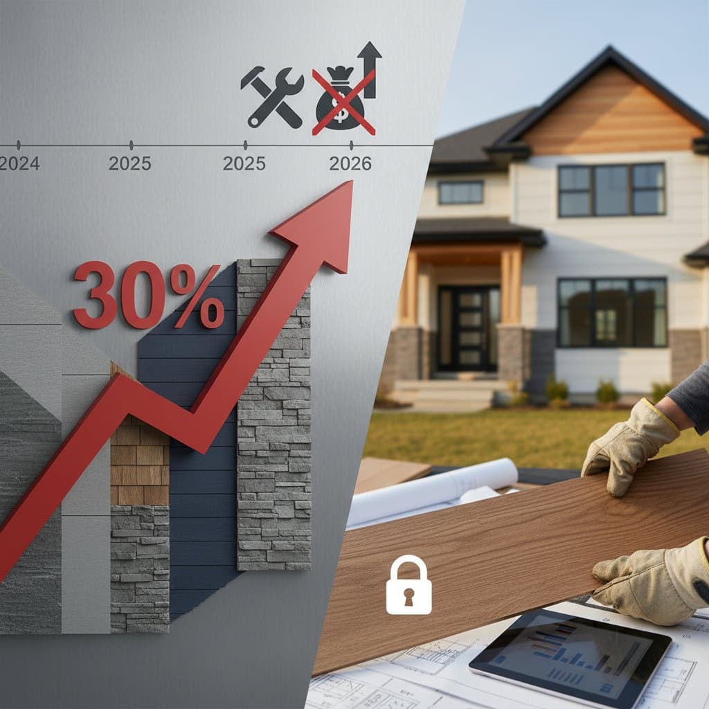 Featured image for 2026 Siding Shortage: 30% Price Jump Ahead