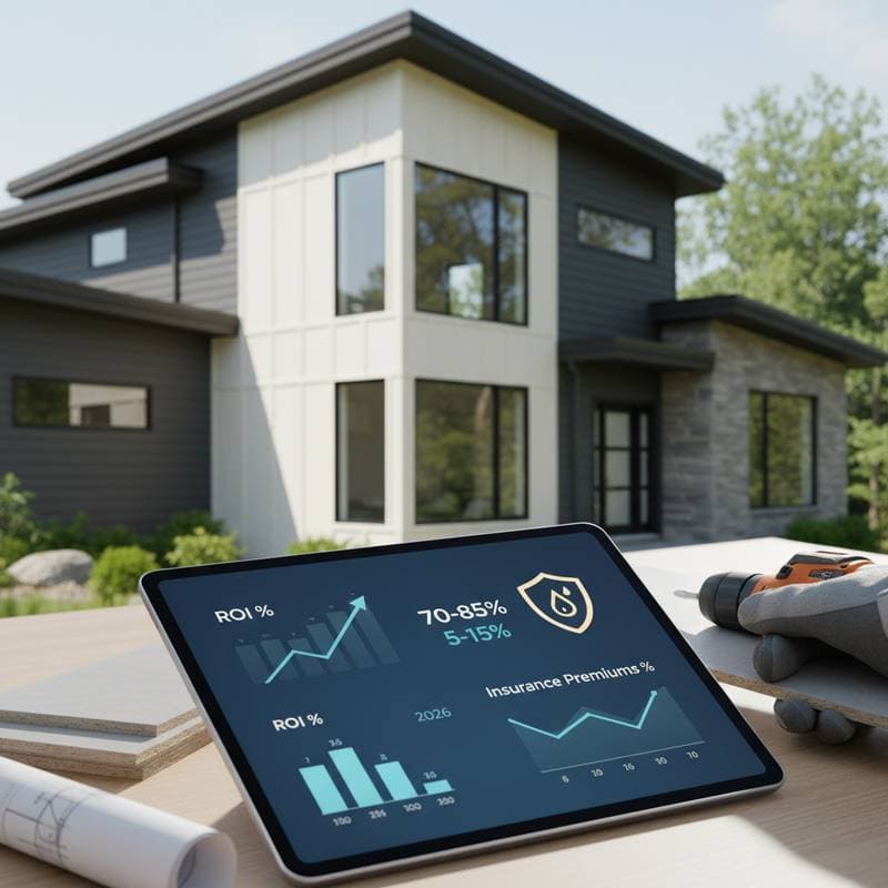 Image for Fiber Cement Cuts Insurance Bills 5-15% in 2026