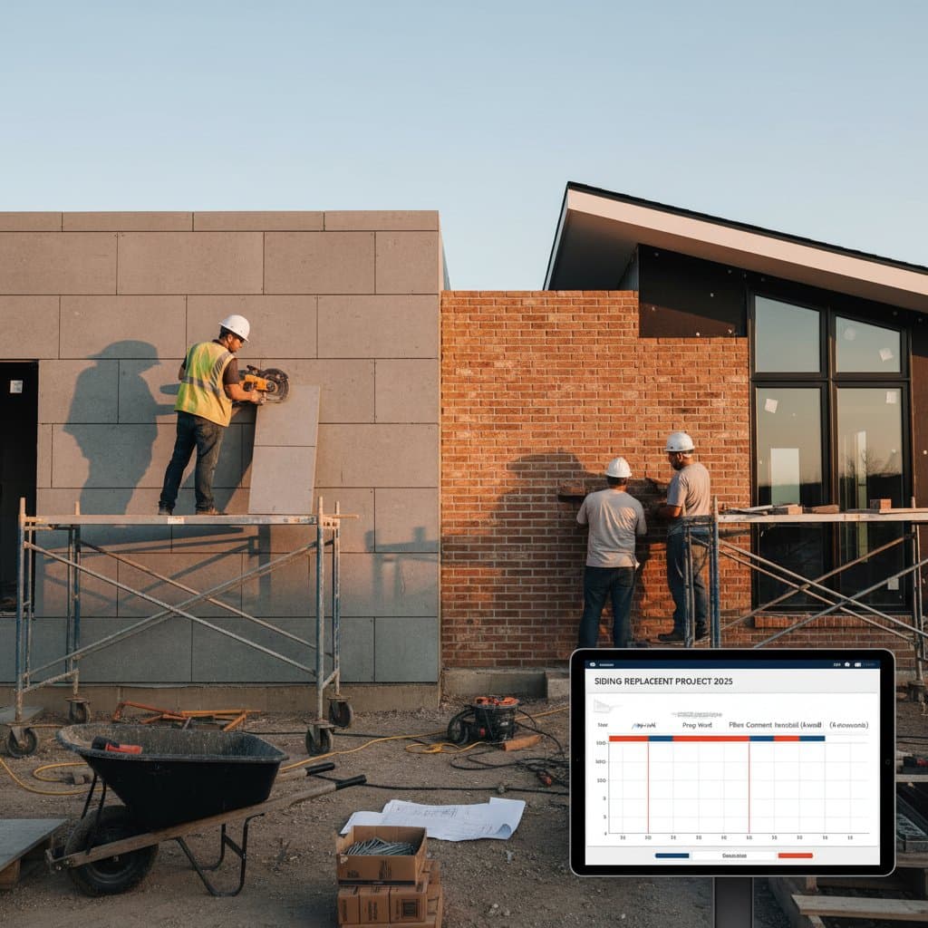 Featured image for Masonry and Fiber Cement Add Weeks to Siding Jobs