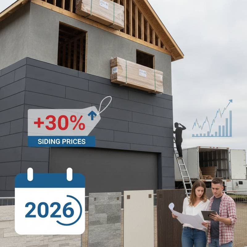 Featured image for 2026 Siding Shortages Push Prices Up 30 Percent